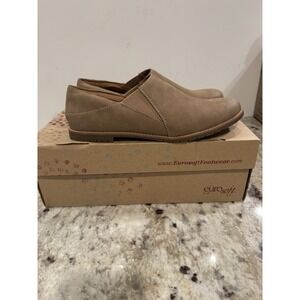 Euro Soft by Sofft Taupe Nubuck Suede Leather Shoes - Everett - Size 9.5 Comfort